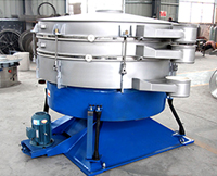 摇摆筛的摇摆多靠四周的拉杆，进行左右摇摆从而实现筛网中物料的筛分作用。